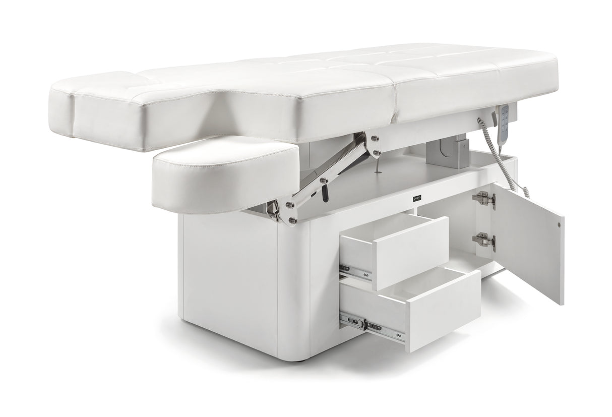 Masāžas galds Empress I (balts rāmis)