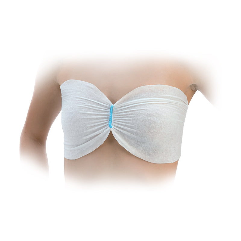 Bras SOFT non-woven material, white, 50 pcs