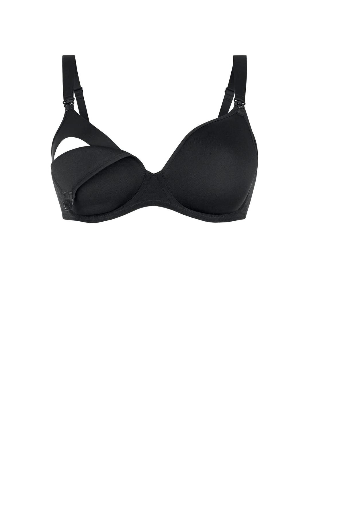 MISS ANITA | nursing bra | with wire and special padding | black