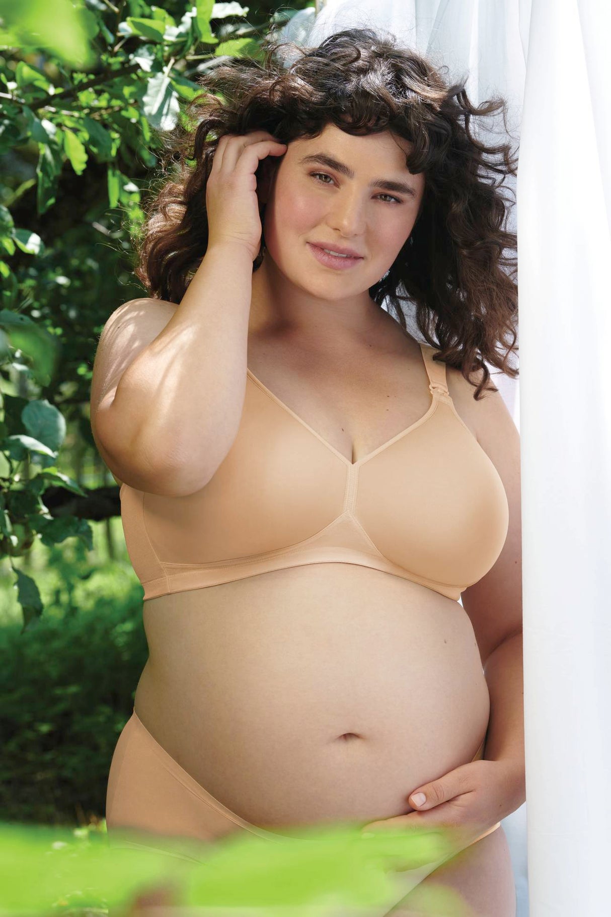 MISS ANITA | nursing bra | with wire and special padding | beige