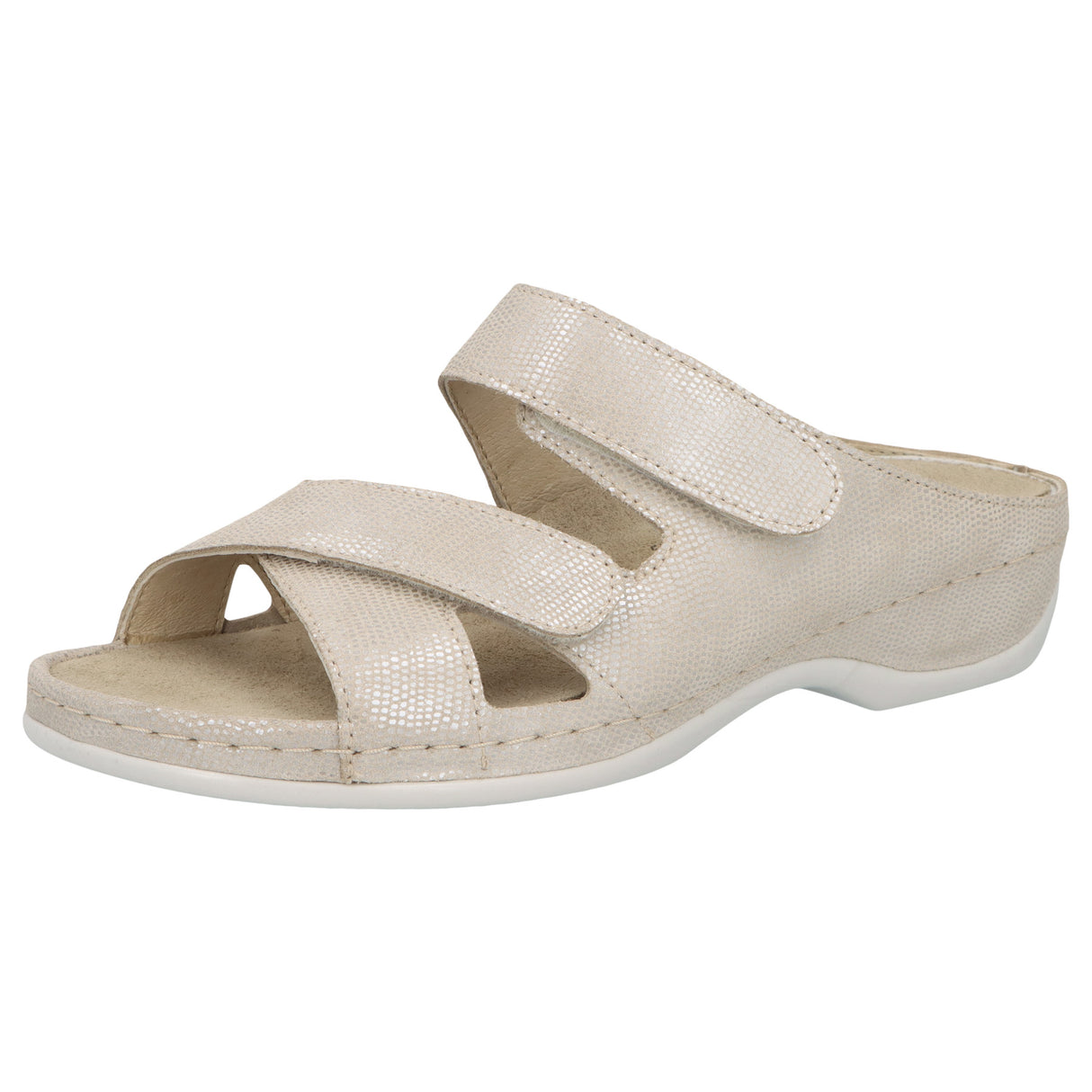 Felia Melbourne | Beige Shiny Leather