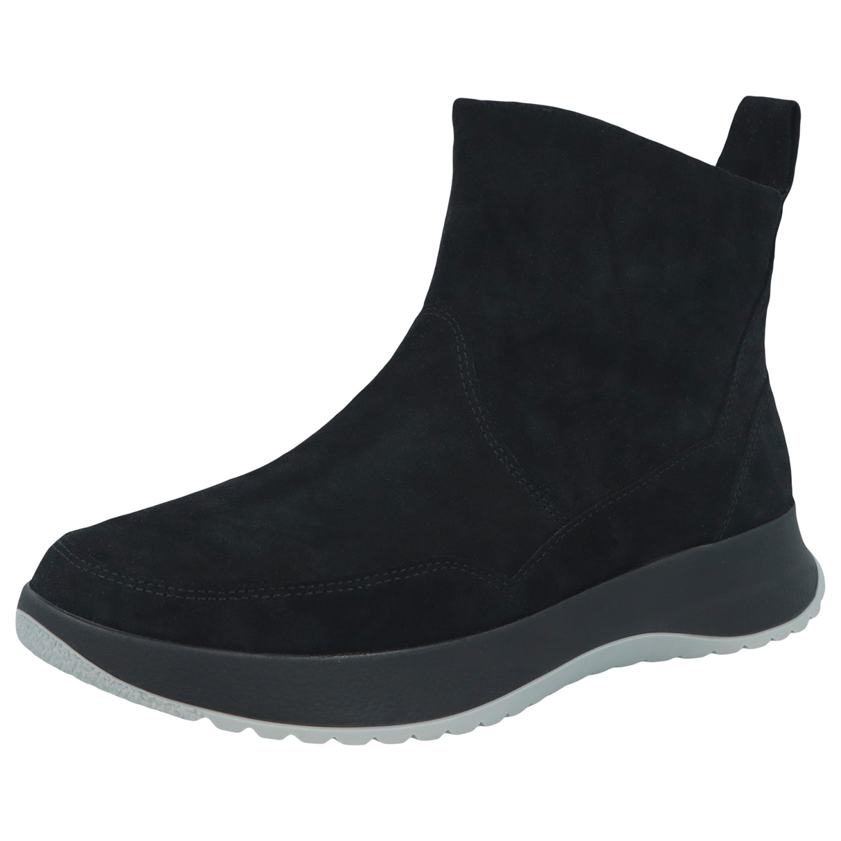 HENNA footwear deep black suede UK 4.0