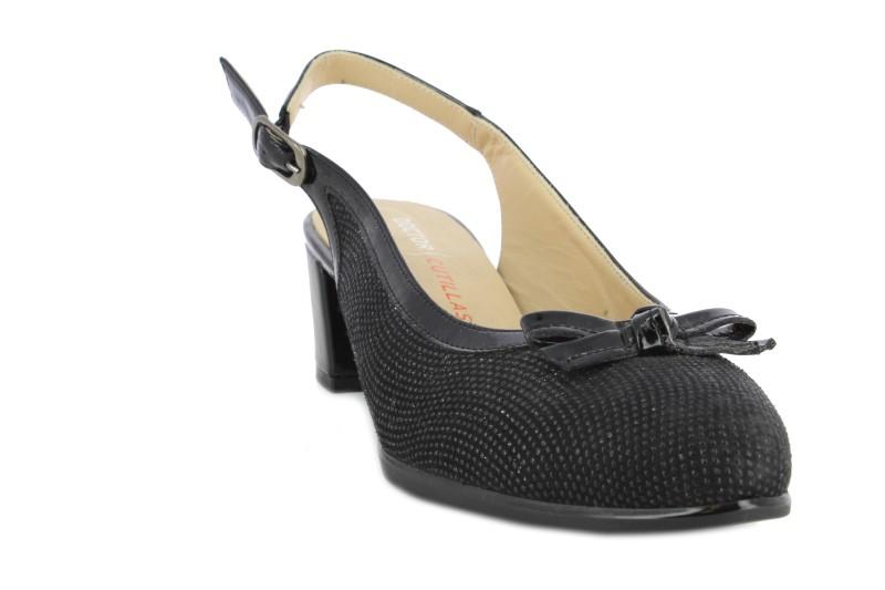 Doctor Cutillas apavi melni ar siksniņu