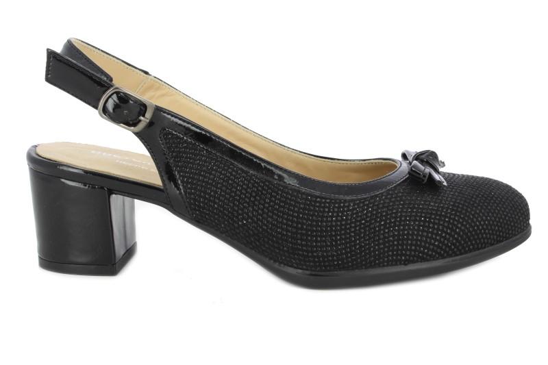 Doctor Cutillas apavi melni ar siksniņu