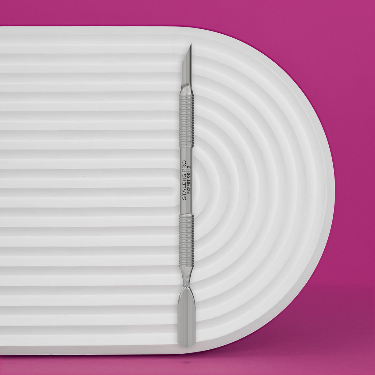 Manikīra pušers EXPERT 90 TYPE 2 | slīps un noapaļots plats