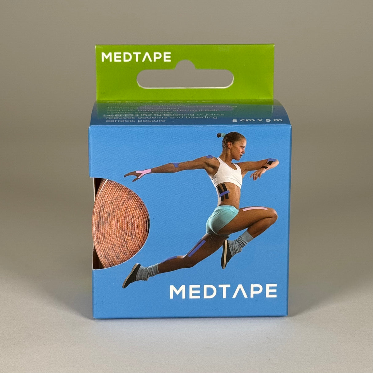 Kinezioloģiskais teips | Sporta teipi | 5cm x 5m