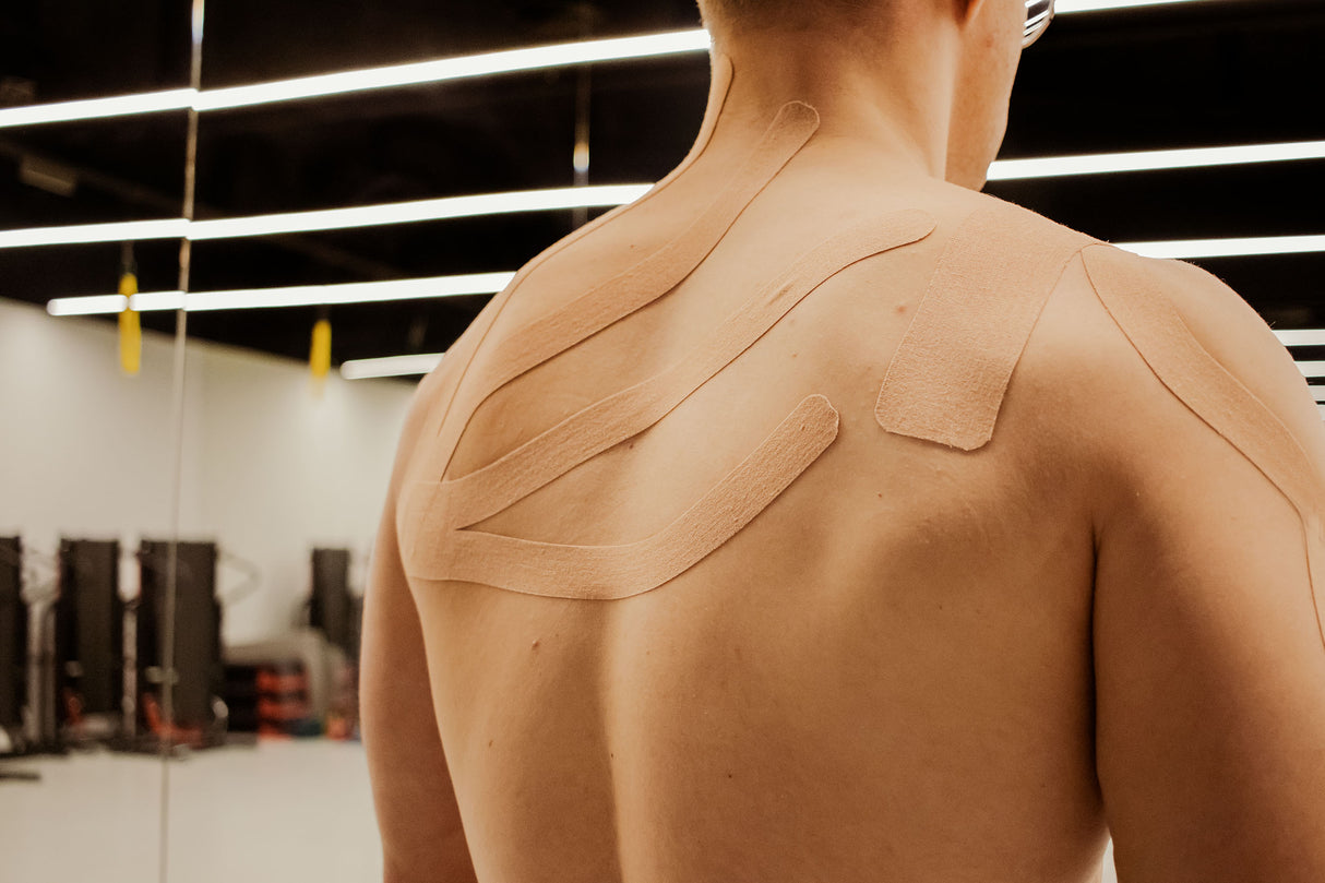 Kinesiology tape in the shape of a "Y" | yellowPRECUT TAPE Kinesiology tape "Y", 5cm x 25cm