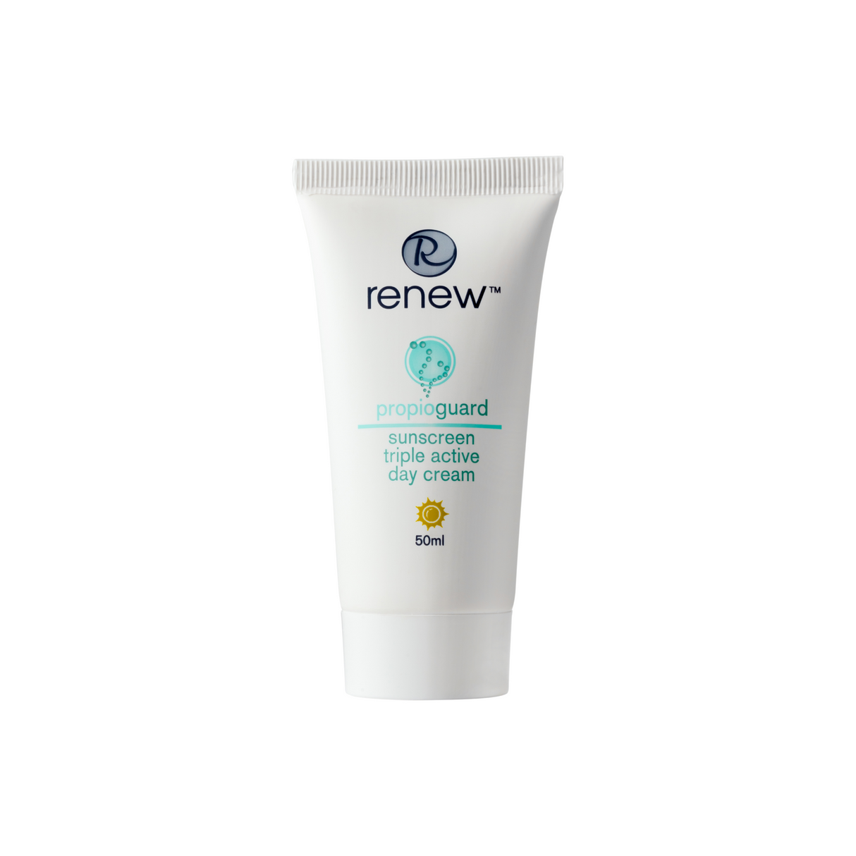 RENEW Sunscreen Triple Active Day Cream | Trīskāršas iedarbības mitrinošs krēms problemātiskai ādai, 50ml