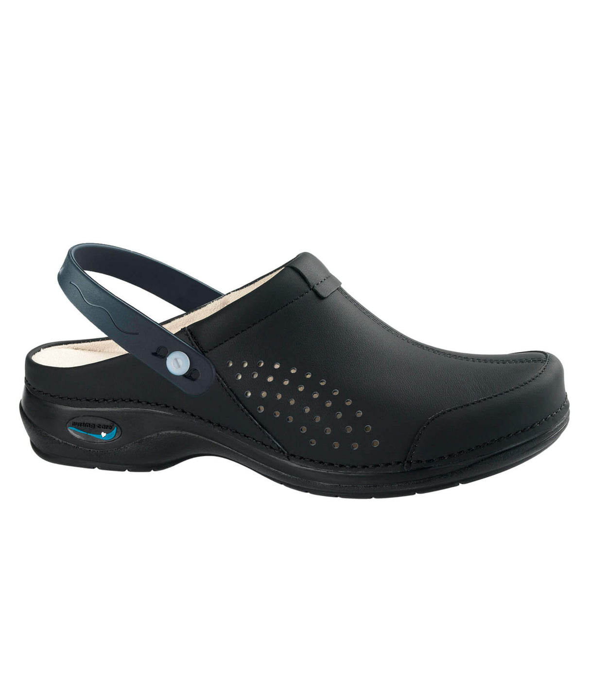 Comfort shoes for work | BLACK w/strap | Veneza