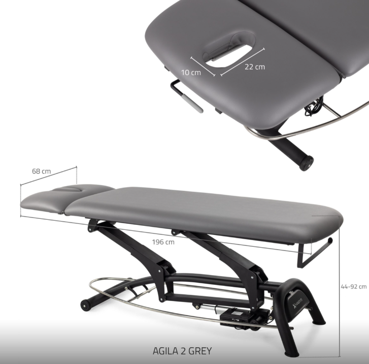 Agila 2 izmeklējumu un fizikālās terpijas kušete
