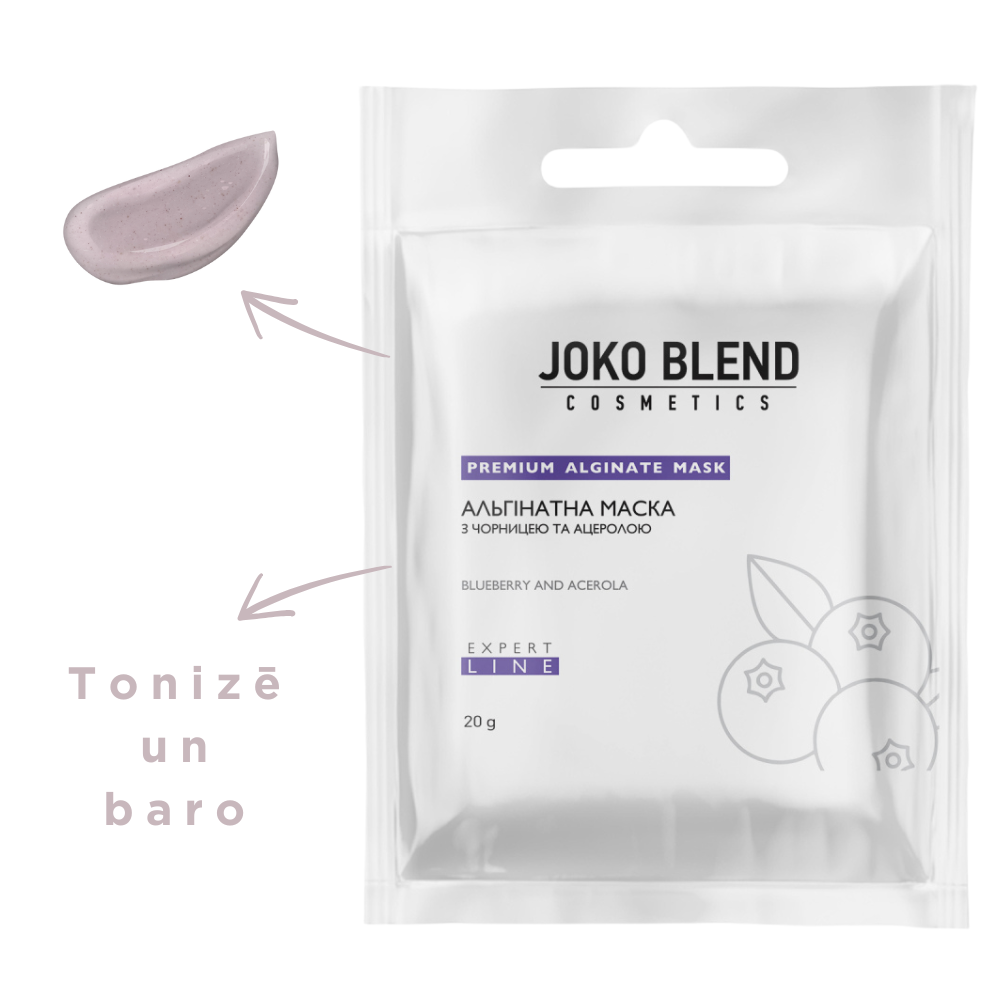 Joko Blend alginate face mask with blueberries and acerola