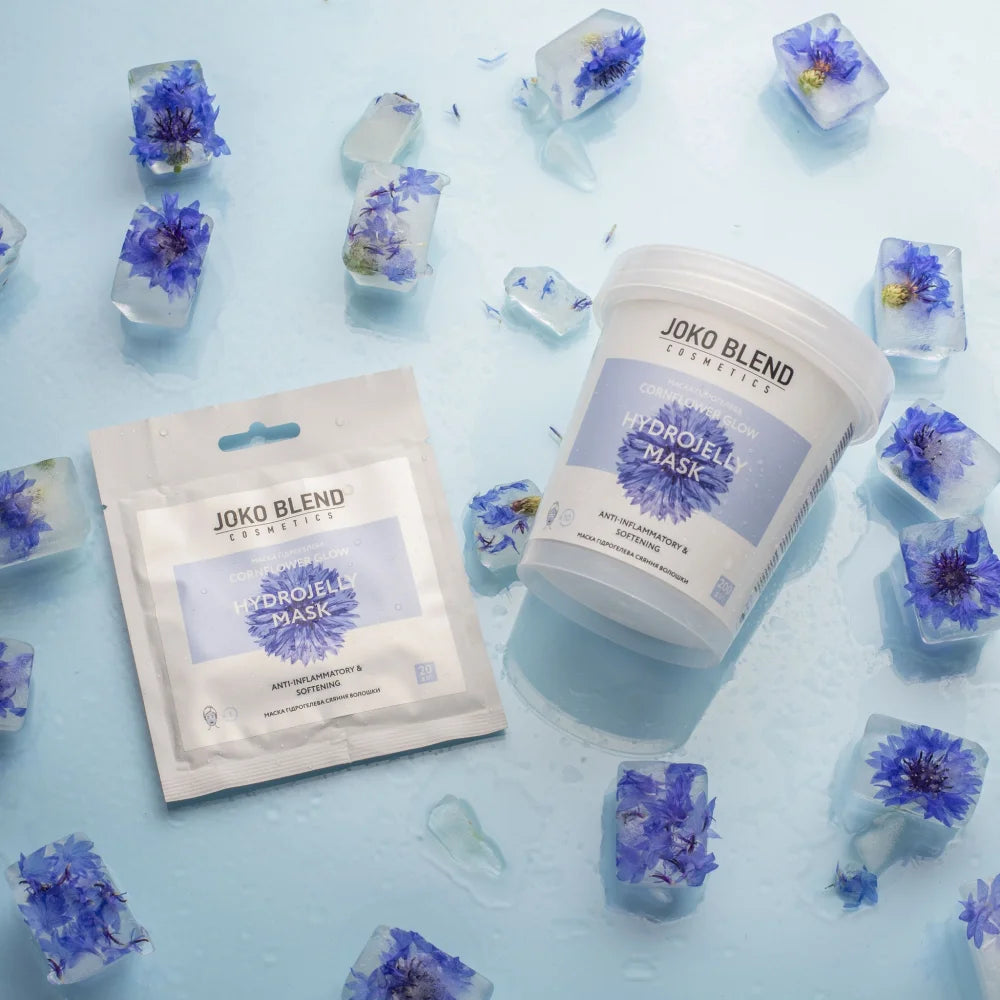 Joko Blend hydrogel face mask Cornflower glow