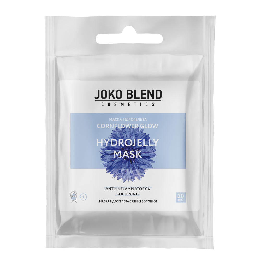 Joko Blend hydrogel face mask Cornflower glow