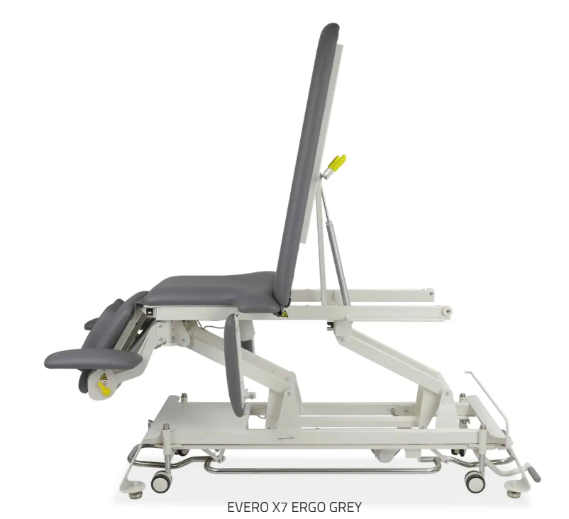 Evero X7 Ergo izmeklējumu un fizikālās terpijas kušete