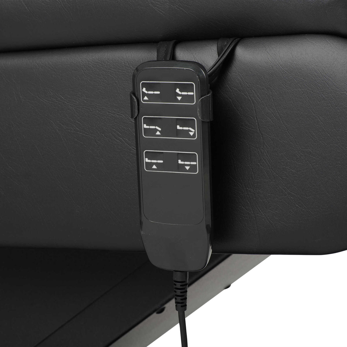 Leo PRO 4 kosmetoloģijas krēsls, melns, attēls 5