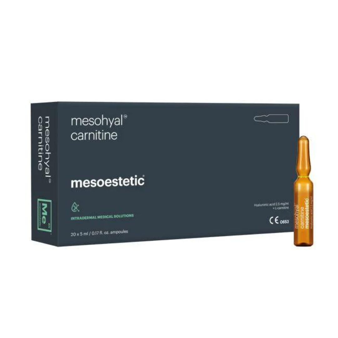 mesohyal carnitine / cieta celulīta mazināšanai, metabolisma procesu aktivizēšanai 20x5ml - dynasty.lv
