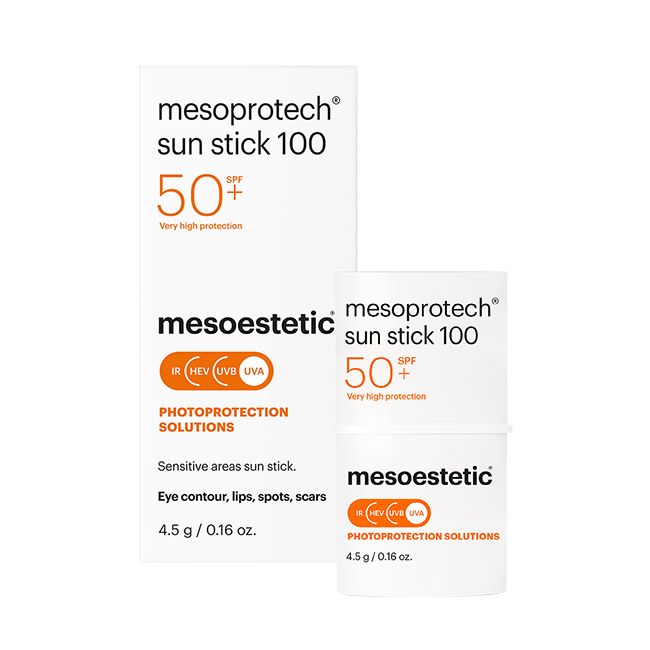 mesoprotech sun protective repairing stick | saules aizsargkrēms - zīmulis, jutīgo zonu aizsardzībai SPF 50+ 4.5ml - dynasty.lv