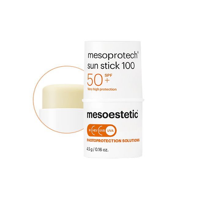 mesoprotech sun protective repairing stick | saules aizsargkrēms - zīmulis, jutīgo zonu aizsardzībai SPF 50+ 4.5ml - dynasty.lv