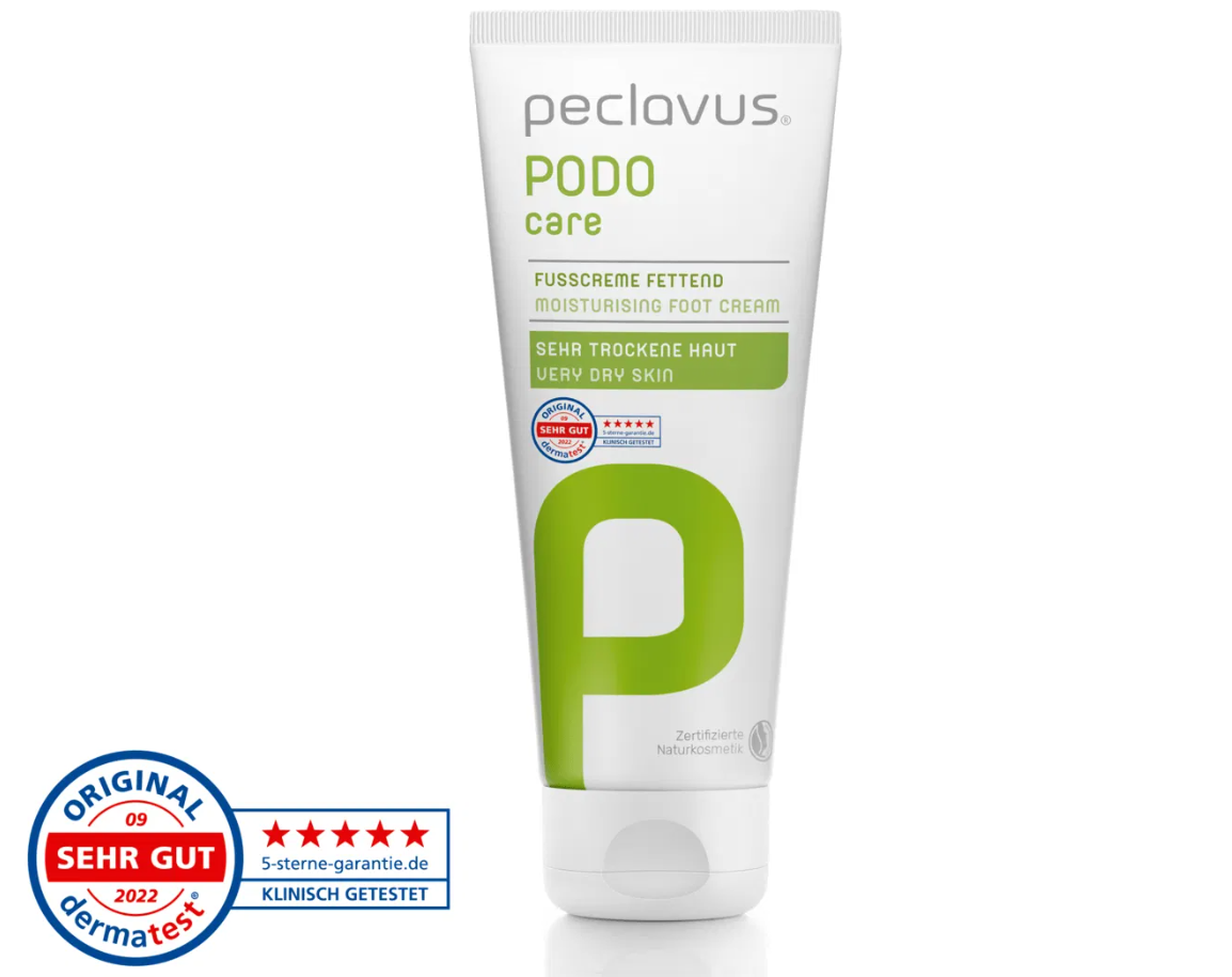 Krēms sausai, plaisājošai pēdu ādai | PODOcare Fußcreme fettend - dynasty.lv
