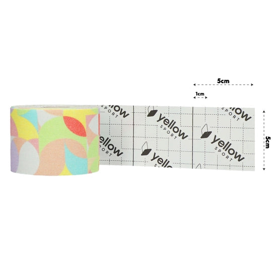 Kinezioloģiskais teips, pasteļu krāsā | yellowTAPE Kinesiology tape, 5cm x 5 m