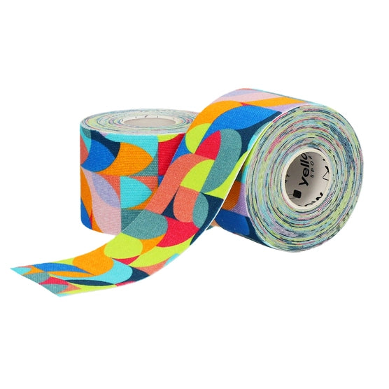 Kinezioloģiskais teips, varavīksnes krāsās | yellowTAPE Kinesiology tape, 5cm x 5 m