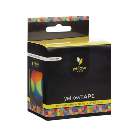 Kinezioloģiskais teips, varavīksnes krāsās | yellowTAPE Kinesiology tape, 5cm x 5 m