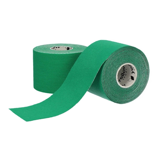 Kinezioloģiskais teips, zaļš | yellowTAPE Kinesiology tape, 5cm x 5 m