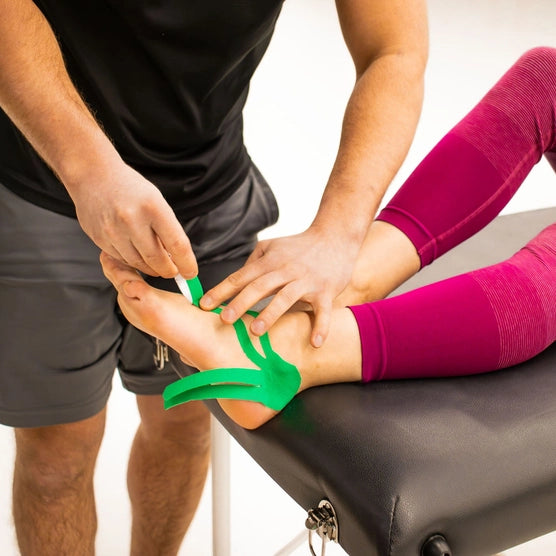 Kinezioloģiskais teips, zaļš | yellowTAPE Kinesiology tape, 5cm x 5 m