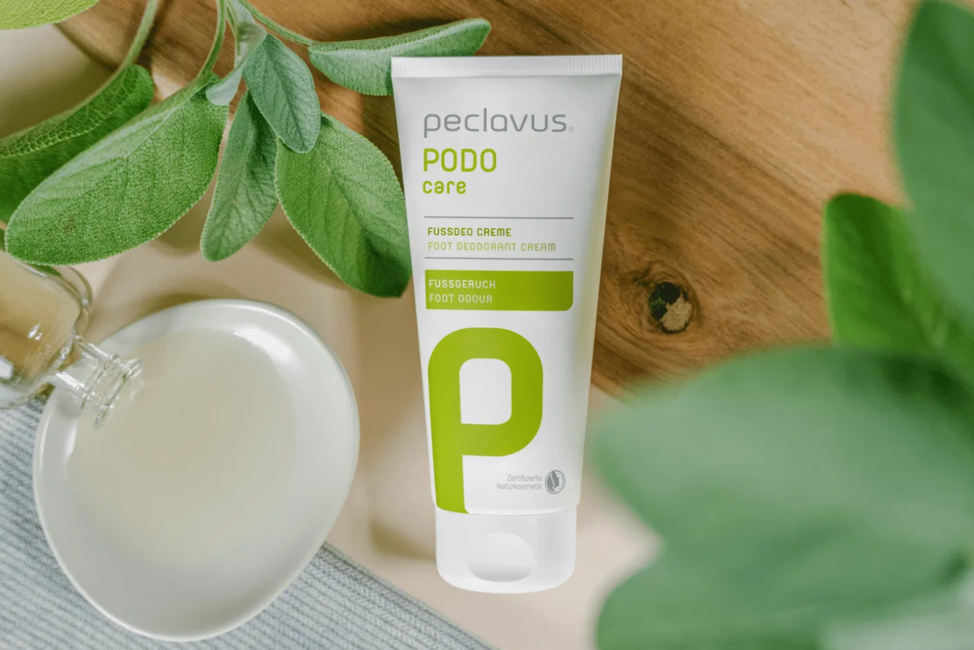 Dezoderējošs krēms pēdām ar salviju | PODOcare Fussdeo Creme - dynasty.lv