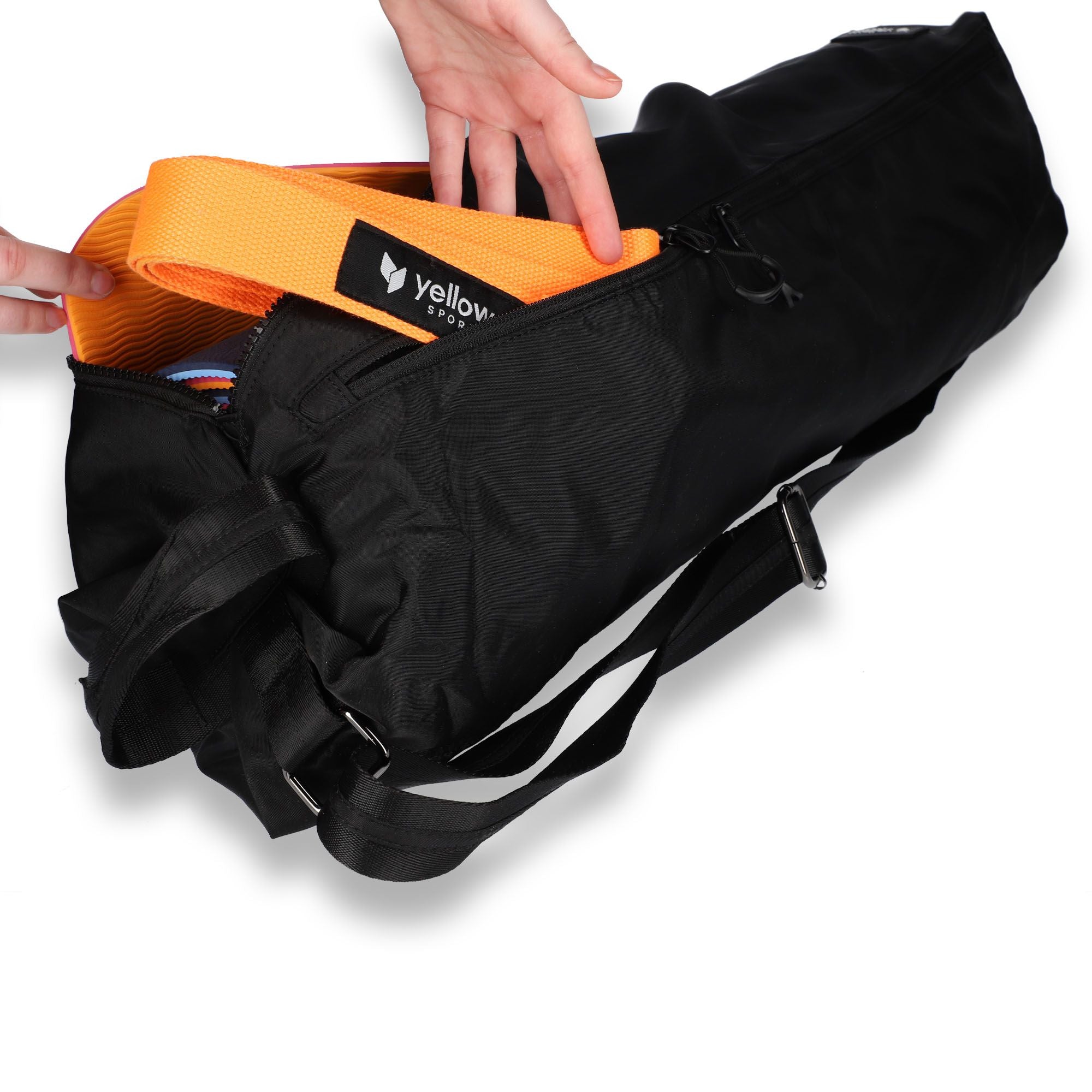 Bag for exercise mat, black | yellowBAG training mat bag