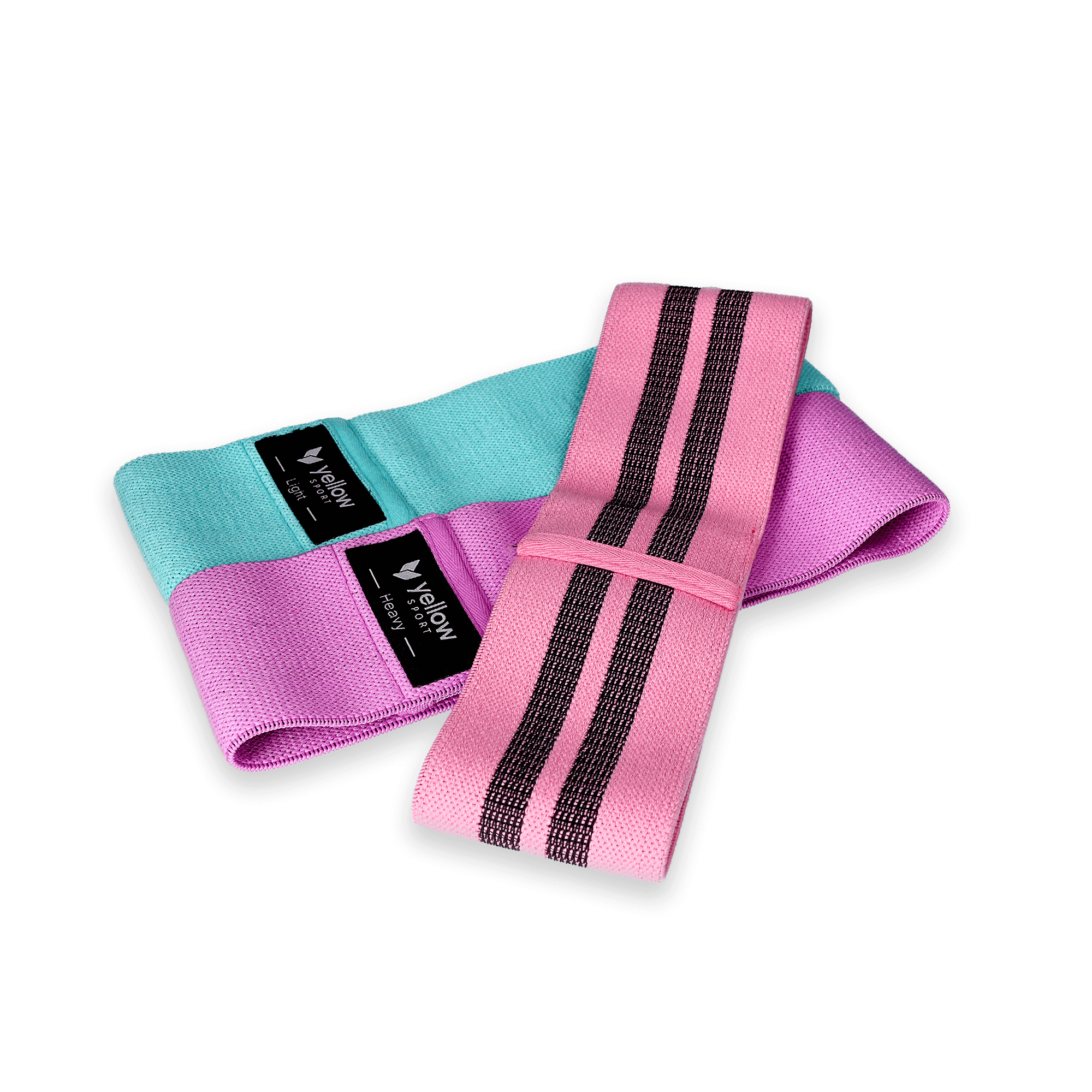 Fabric exercise bands, 3pcs. | yellowHIP Resistance Band SET