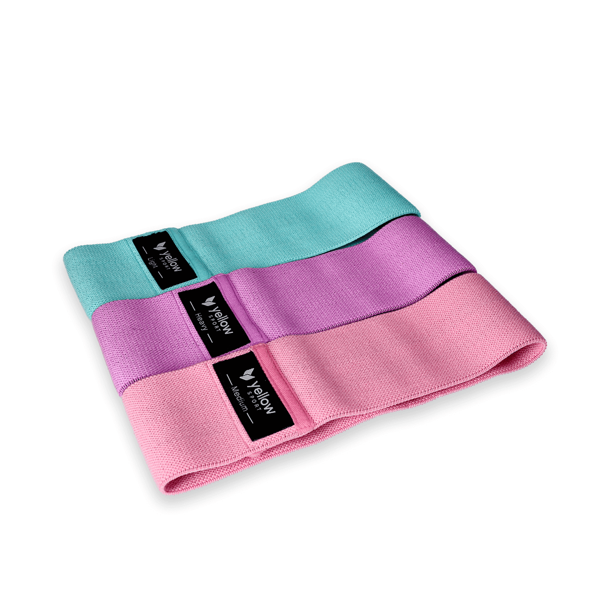 Fabric exercise bands, 3pcs. | yellowHIP Resistance Band SET
