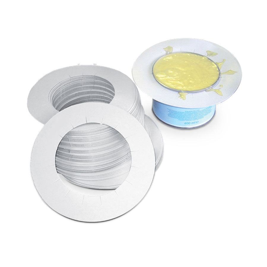 Cardboard protective paper for wax warmers // cans // 1 pc.