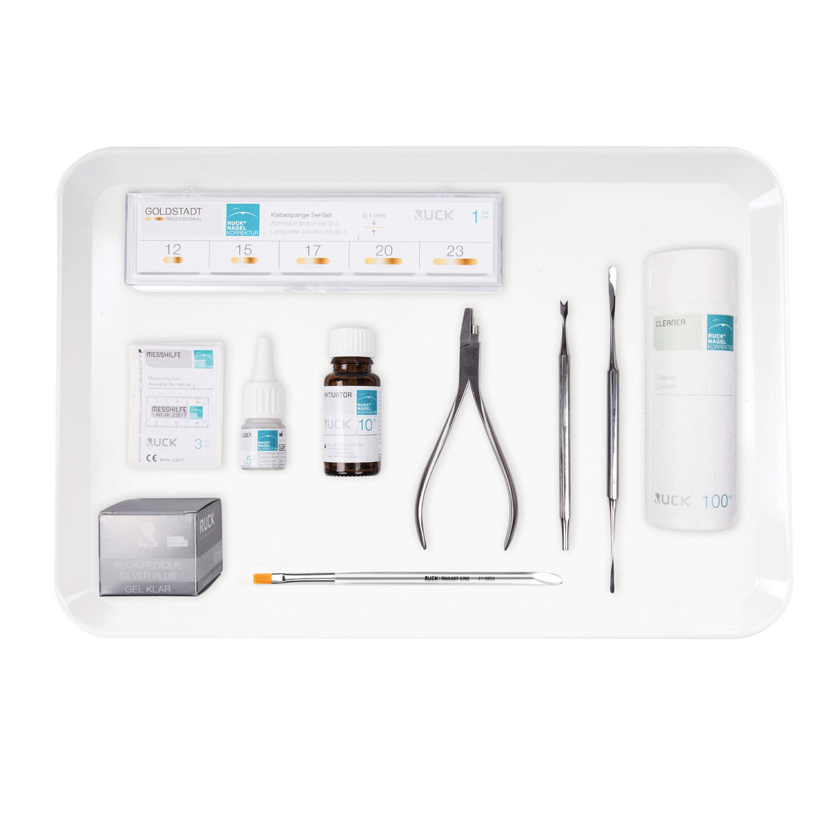 GOLDSTADT PROFESSIONAL līmējamo zelta skavu starta komplekts - dynasty.lv