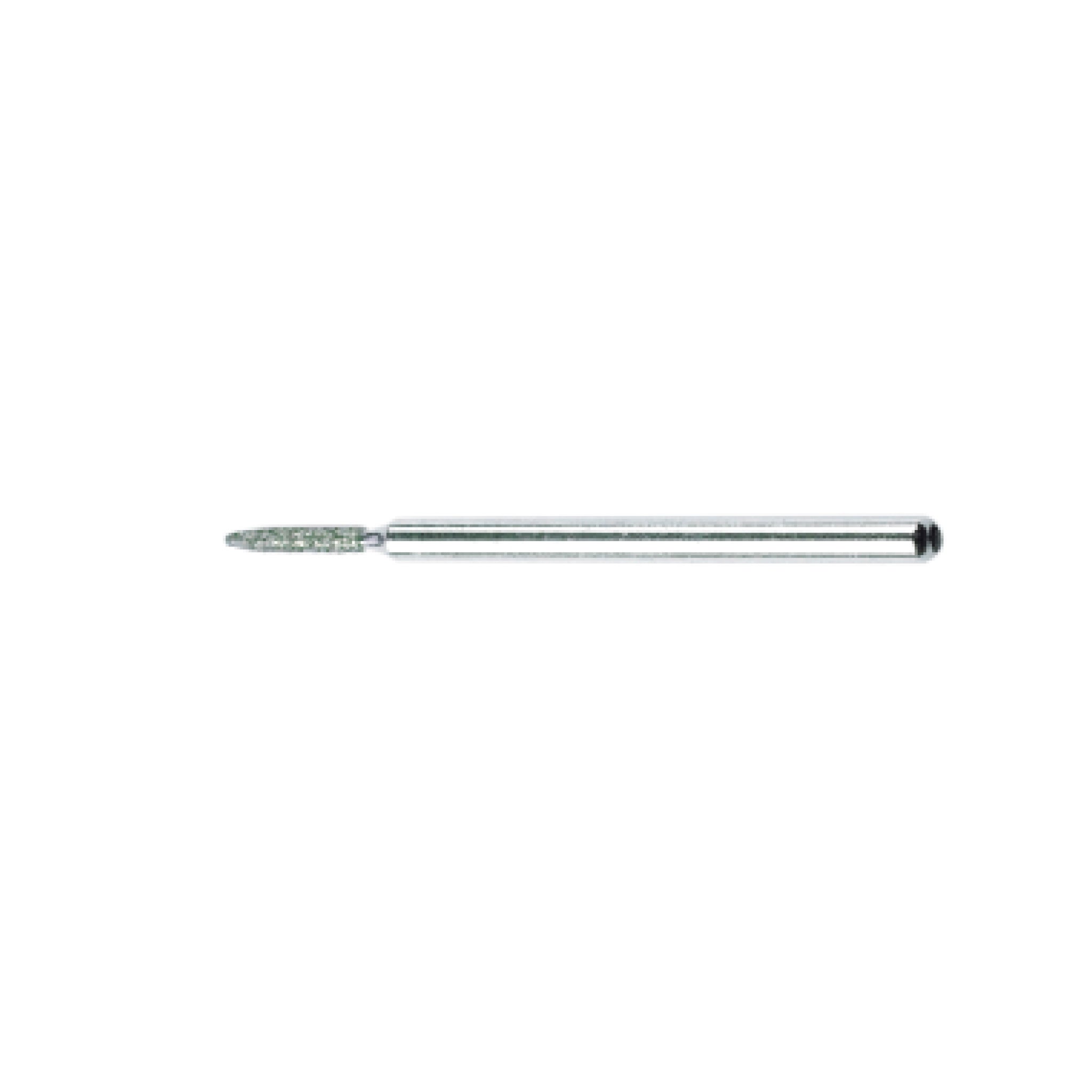 Diamond milling cutter, medium coarse - spica U/min 55.000, length 10mm, Ø1.2mm