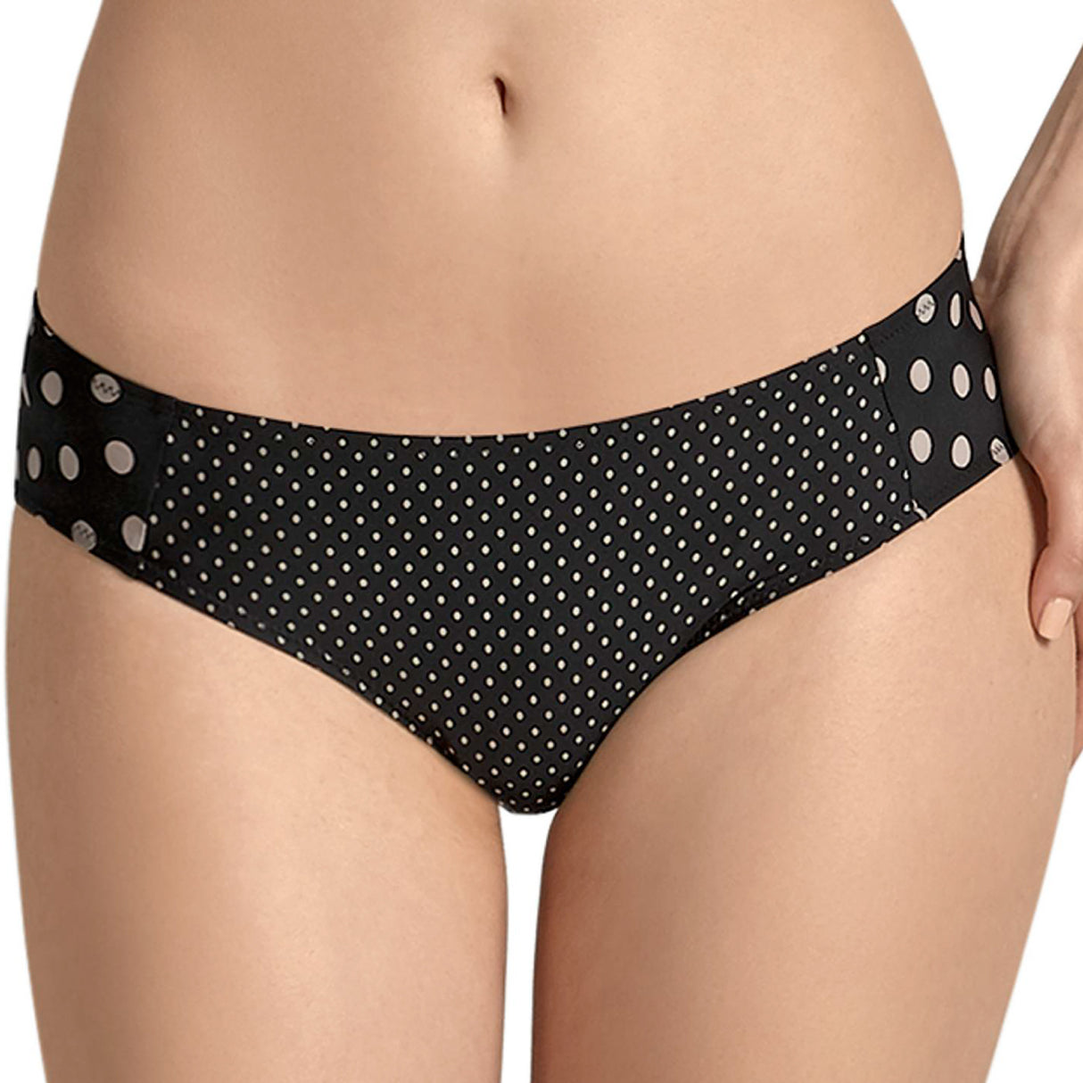 POLKA DOTS | panties for pregnant women | black