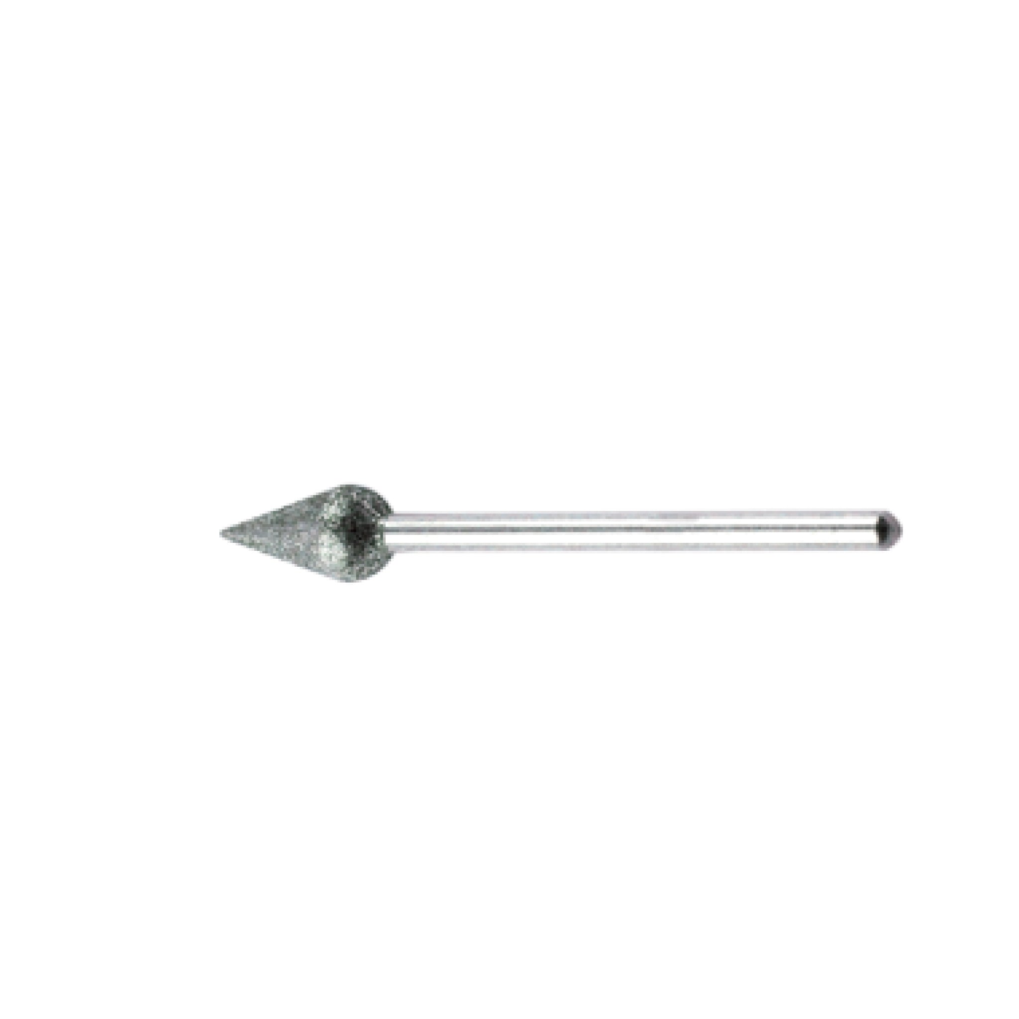 Diamond milling cutter, medium coarse - tapered U/min 35,000, length 12mm, Ø6mm