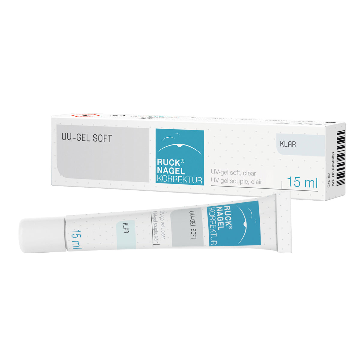 RUCK NAGELKORREKTUR UV želeja SOFT, klar 15ml