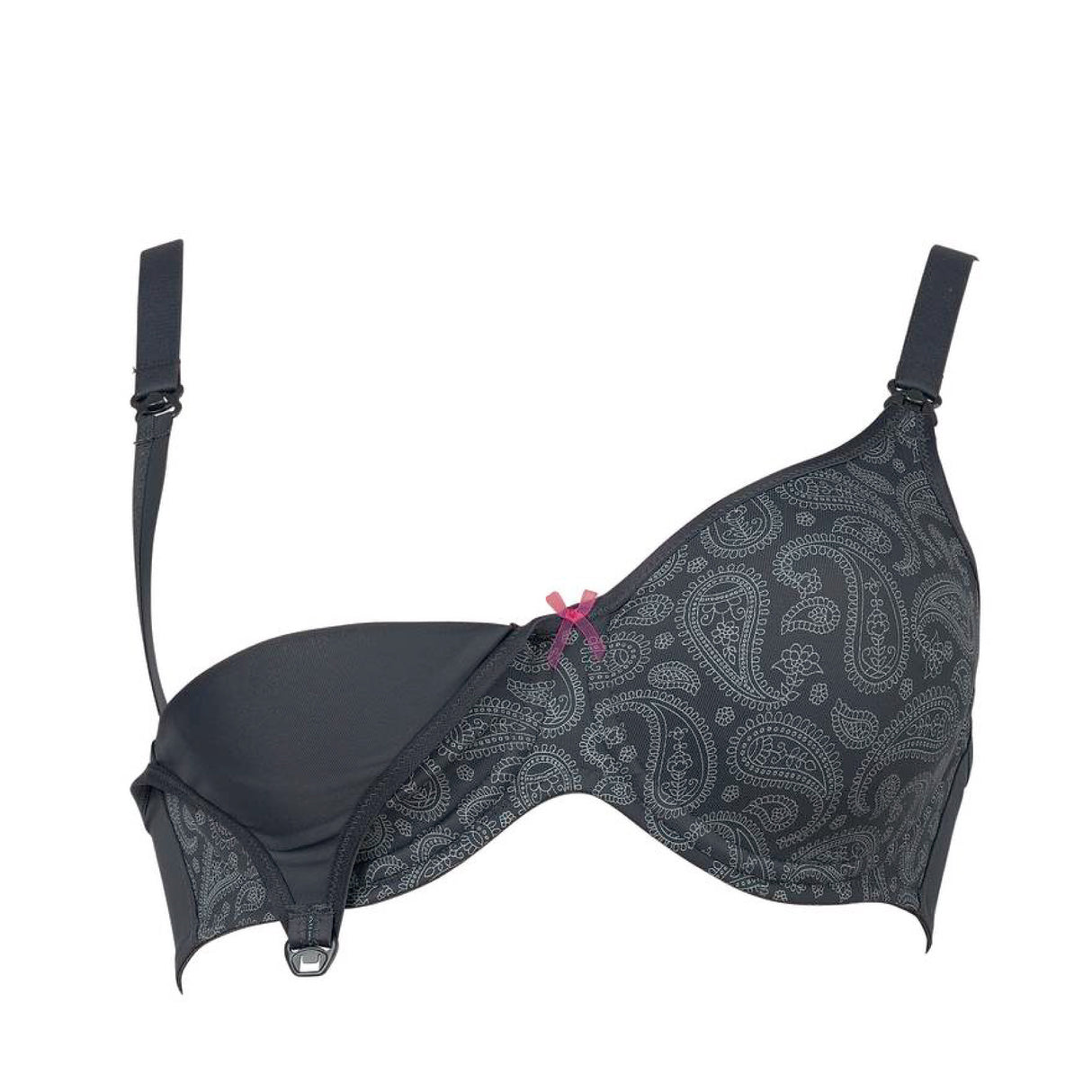 PAISLEY | nursing bra | gray