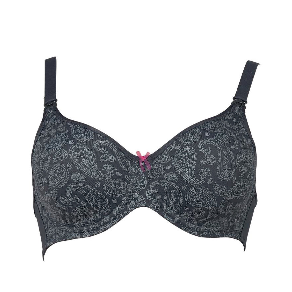 PAISLEY | nursing bra | gray