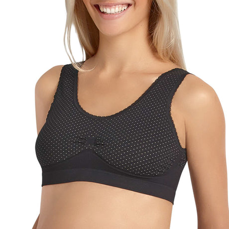 SEAMLESS | maternity bra | without wires | black
