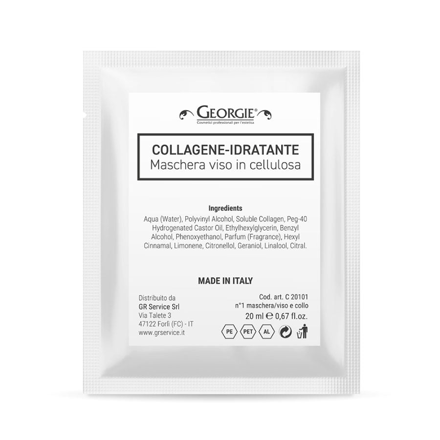 GEORGIE Moisturizing mask with marine collagen, 1 pc.