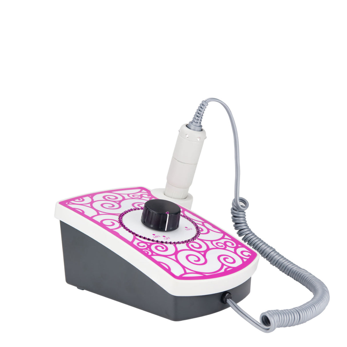 Manicure machine with SWAROWSKI crystals magenta 6232