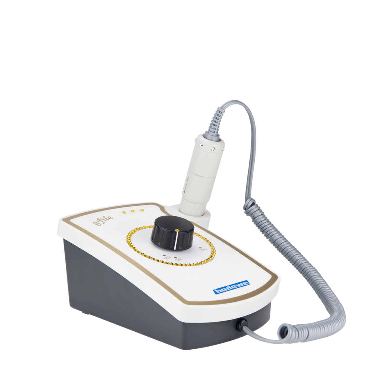 Manikīra aparāts ar SWAROWSKI kristāliem zelta tonī 6233