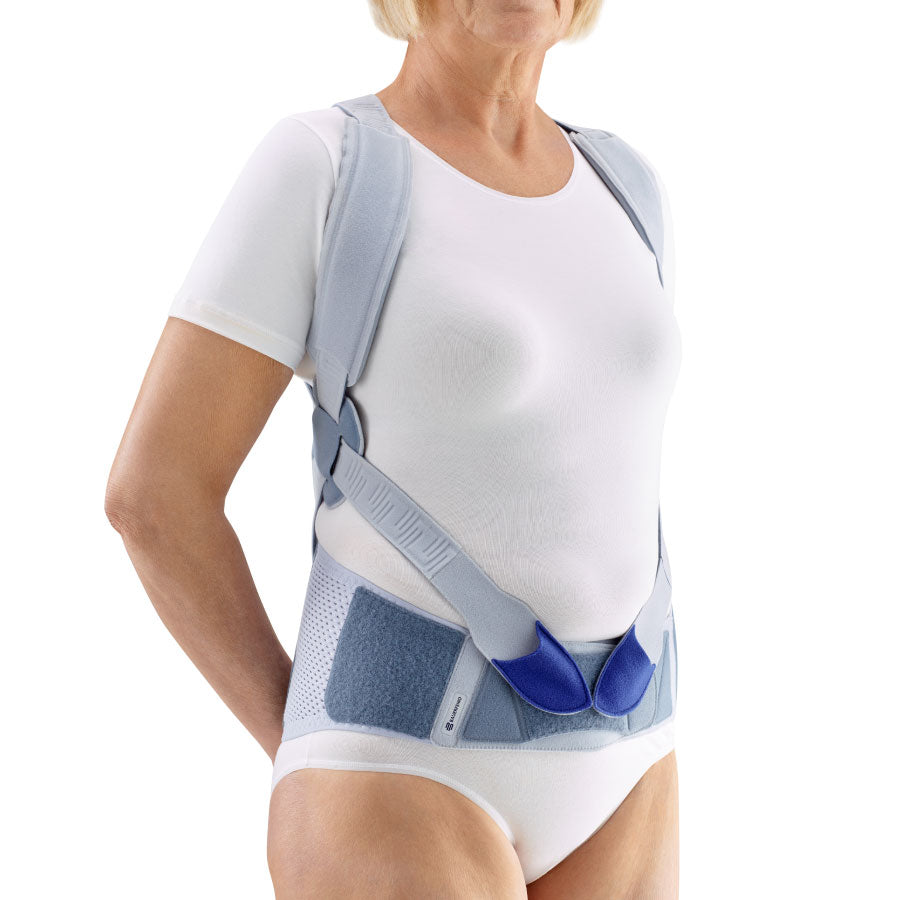 Spinova Osteo | Ortoze mugurkaula skriemeļu aktīvai taisnošanai un stabilizēšanai īpaši osteoporozes gadījumā