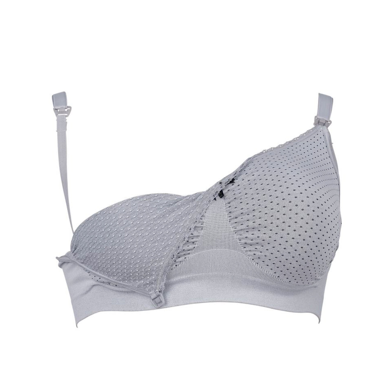 SEAMLESS | nursing bra | without wires | gray