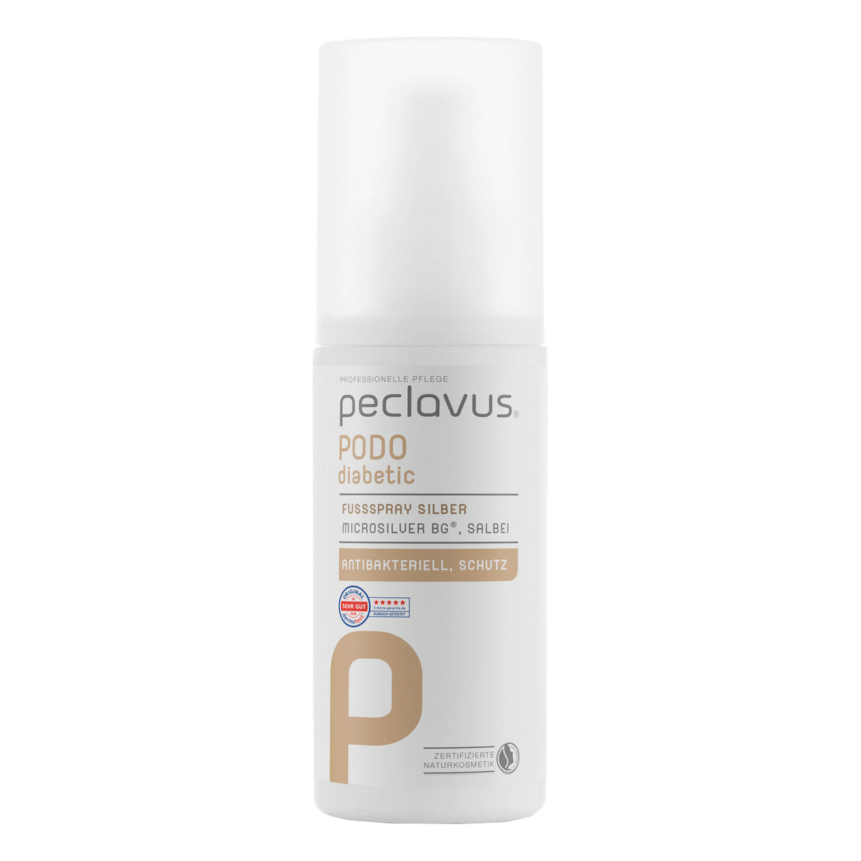 antibakteriāls sprejs pēdām - ar sudrabu // PODOdiabetic Fußspray Silber - dynasty.lv