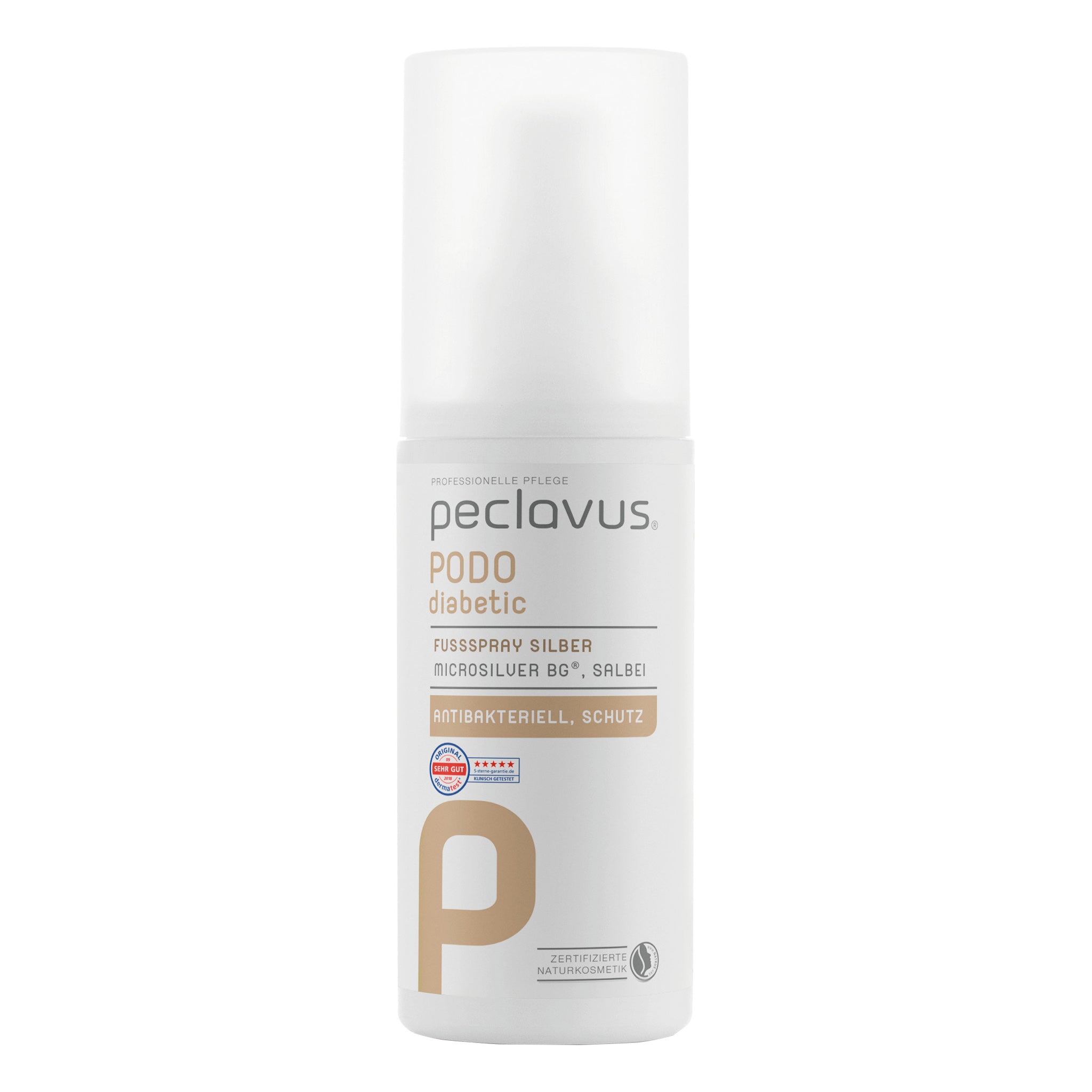 antibakteriāls sprejs pēdām - ar sudrabu // PODOdiabetic Fußspray Silber - dynasty.lv