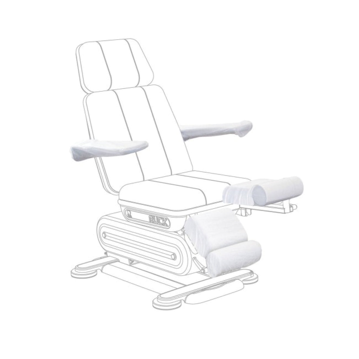 Cover for armrests 60/12.5cm 50 pcs.