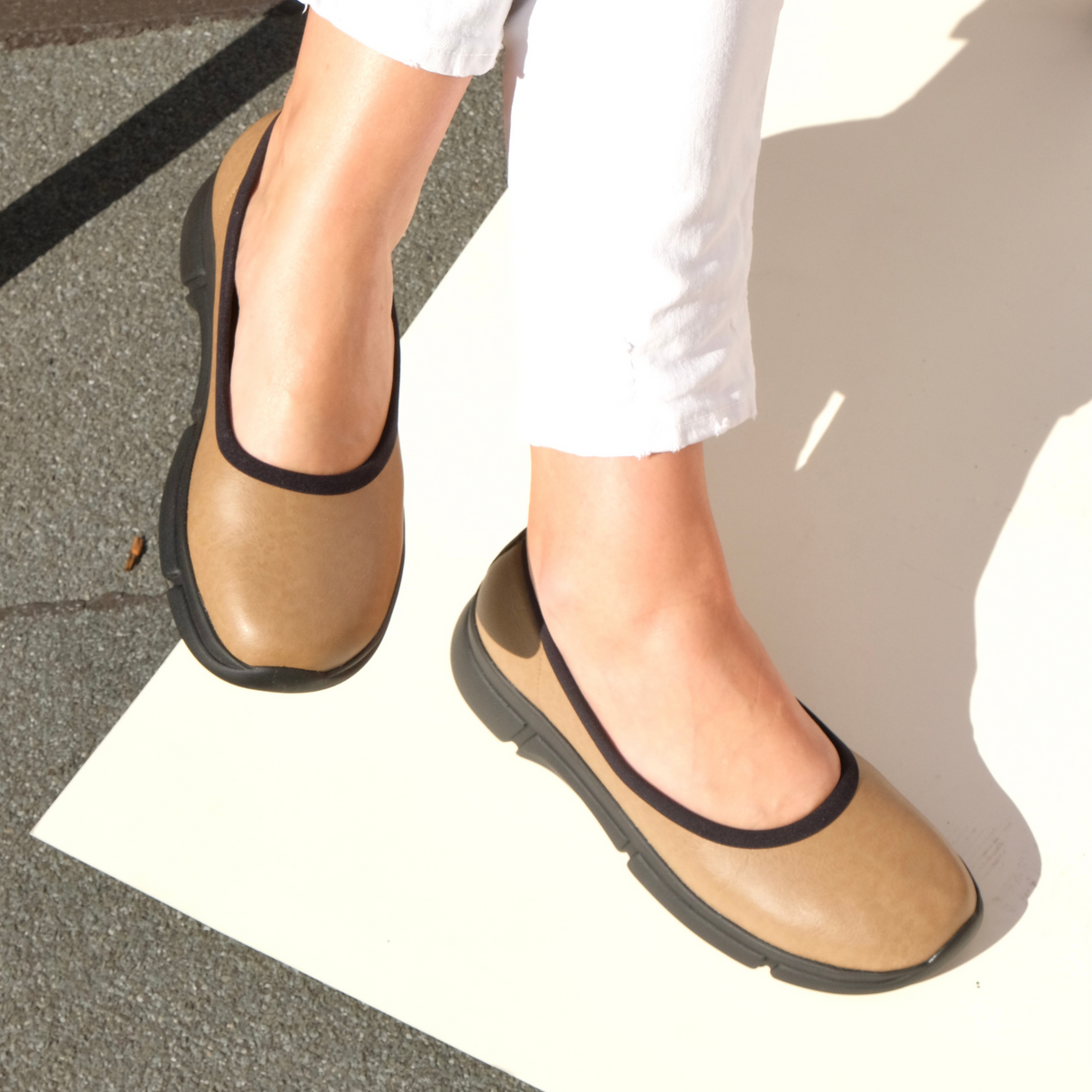 MINOU | Ballet shoes | brown